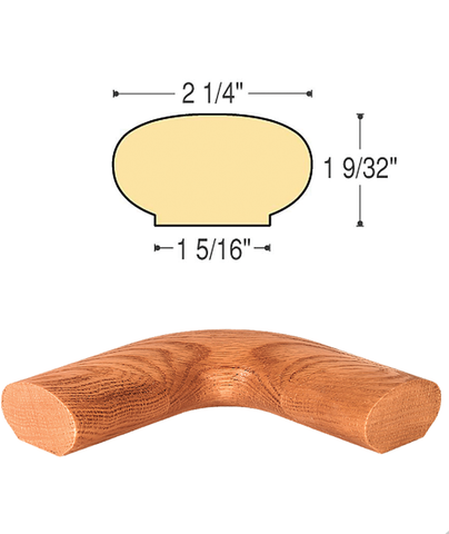 Quarterturn for C-6042 Wall Rail: C-7005 | Stair parts