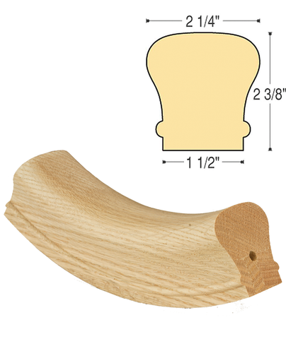 Traditional Up Easing : C-7012S | Stair parts