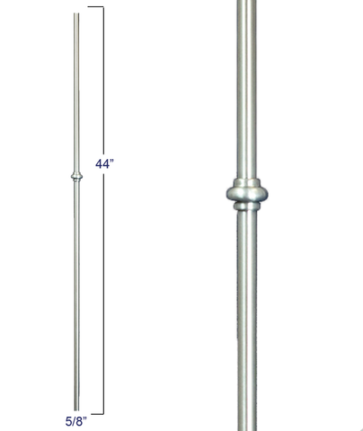 Modern Venetian 5/8" Single Smooshed Ball Iron Baluster: R54544 | Stair parts