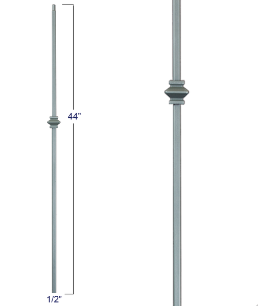Single Knuckle Iron Baluster : 2556 | Stair parts