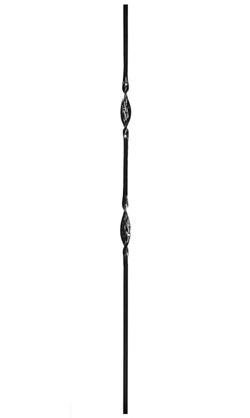 Double Ribbon Iron Baluster : 2561 | Stair parts