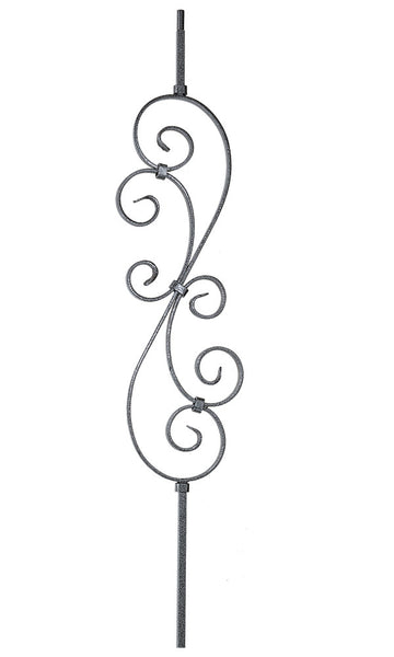 Large Scroll Iron Baluster : 2580 | Stair parts