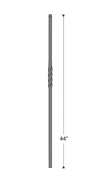 Mega Single Twist Iron Baluster : 2850 | Stair parts