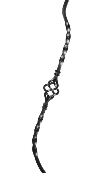 Single Basket Belly Iron Baluster : 2988 | Stair parts