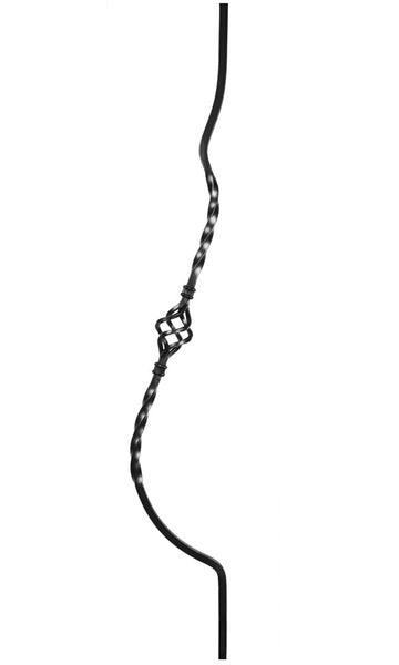 Single Basket Belly Iron Baluster : 2988 | Stair parts