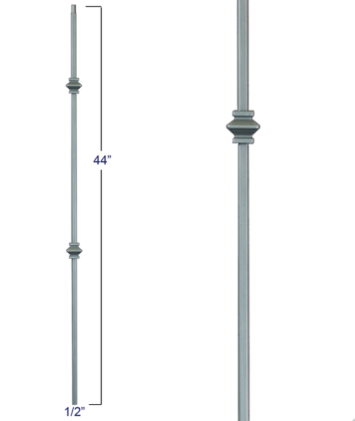 Double Knuckle Iron Baluster : 2557 | Stair parts
