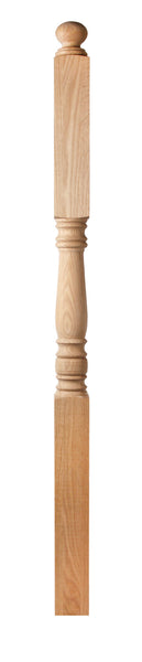 Classic Ball Top Angle/Landing Newel : C-4009 | Stair parts