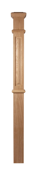 True Raised Panel Box Newel (Medium) : C-4691-RP | Stair parts