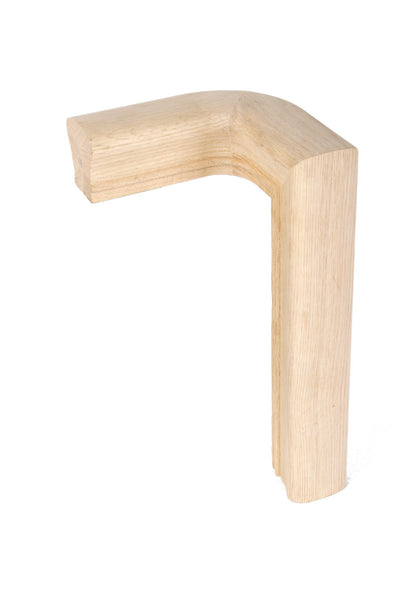 Traditional LH Gooseneck 90 Degree 2 Riser No Cap C-7071 | Stair parts