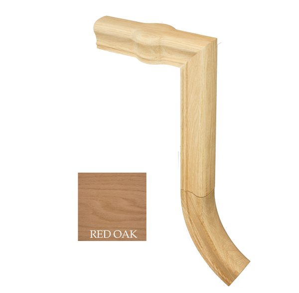 Traditional Gooseneck 2 Riser with Tandem Cap : C-7089 | Stair parts