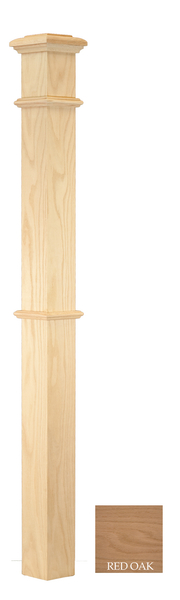 Plain Box Newel : C-4695 | Stair parts