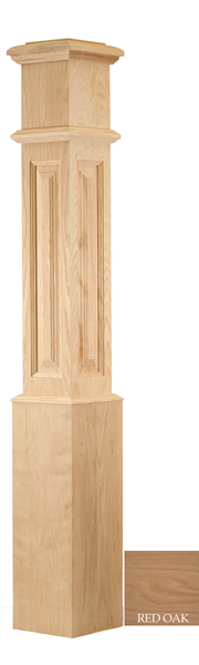 True Raised Panel Box Newel (Large) : C-4891-RP | Stair parts