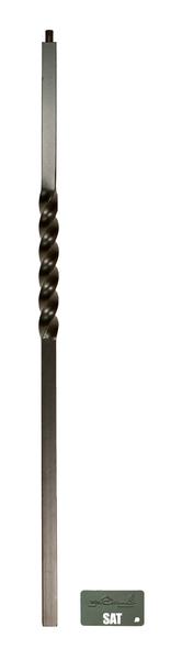 Single Twist Iron Newel   C-2452 | Stair parts
