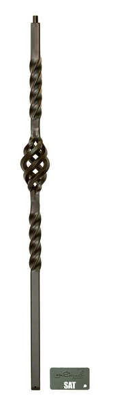 Single Basket Iron Newel    C-2450 | Stair parts