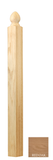 Hampton Ball Top Starting Newel | Stair parts