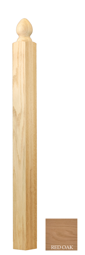 Hampton Ball Top Landing Newel | Stair parts