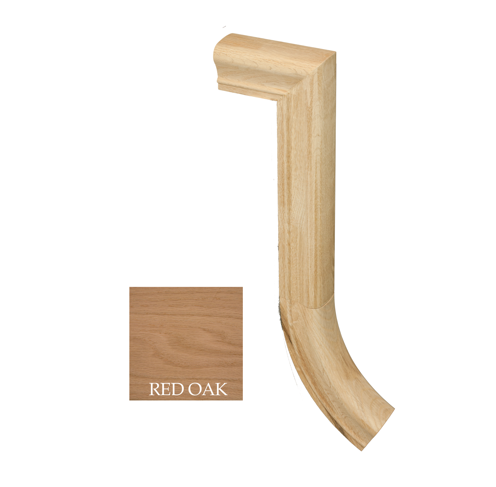 Richmond Gooseneck 2 Riser No Cap | C-7499 – Direct Stair Parts