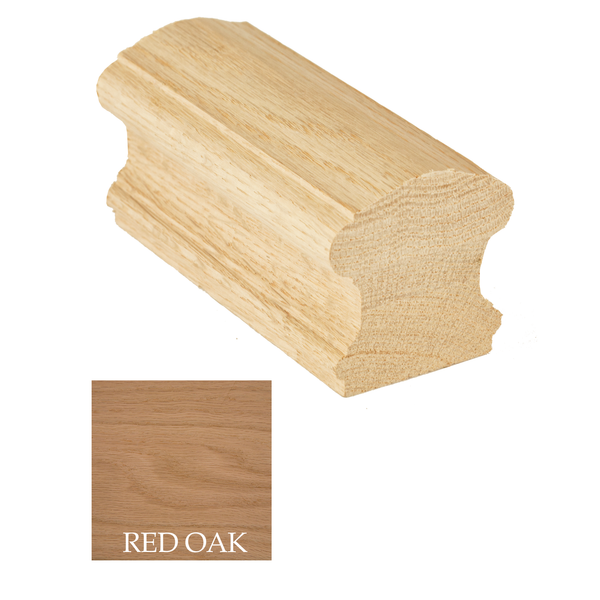 Bristol Straight Rail Solid Cap: C-6110S | Stair parts