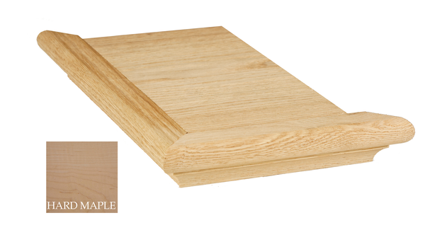 Returned Tread LH Cap 5-1/4"x 12" : C-8071 | Stair parts