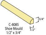 Lineal Shoe Moulding (per LF) : C-8085 | Stair parts