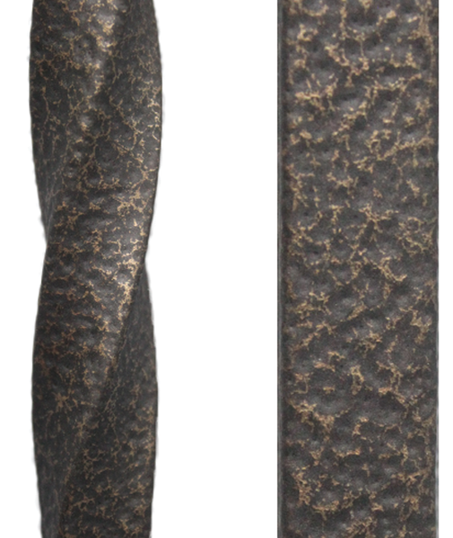 Single Twist Iron Baluster : 2550 | Stair parts