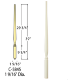 Art Deco Pin Top Wood Baluster: C-5845 | Stair parts