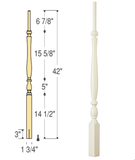 Bristol Pin Top Long Block: C-5151-LB | Stair parts