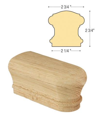 Bristol Returned End : C-7109 | Stair parts