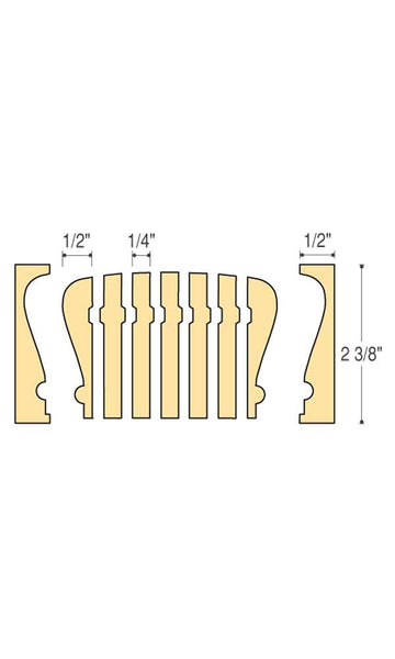 Traditional Bending Rail: C-6016 | Stair parts