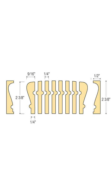 Classic Bending Rail : C-6216 | Stair parts