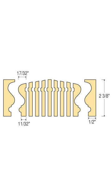Richmond Bending Rail : C-6416 | Stair parts