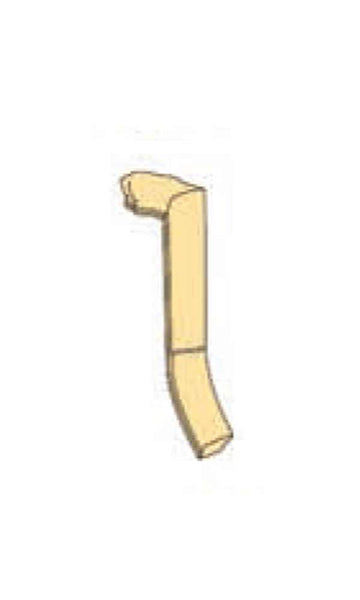 Traditional Gooseneck 2 Riser with Tandem Cap : C-7089 | Stair parts