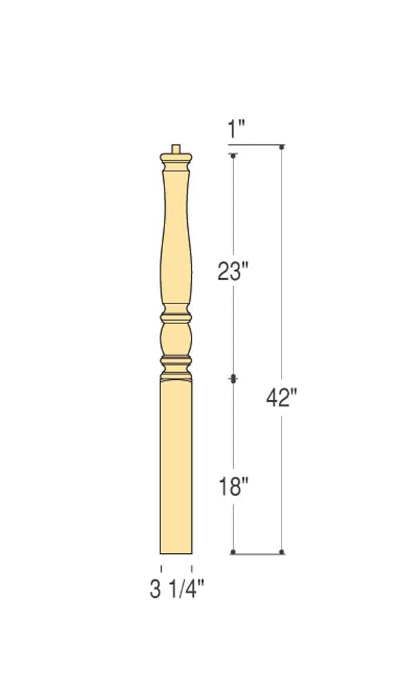 Richmond Starting Newel : C-4410 | Stair parts