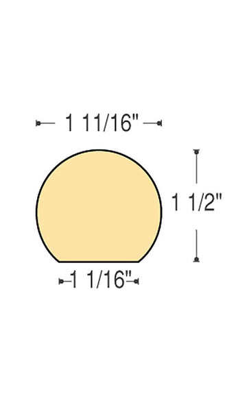Round Straight Wall Rail : C-6040 | Stair parts