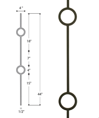 Medallion Iron Balusters