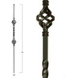 Mega Double Basket Iron Baluster : 2853 | Stair parts