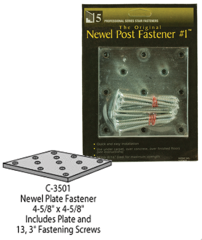 Newel Plate Fastener    C-3501 | Stair parts