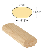 Oval Straight Wall Rail : C-6042 | Stair parts