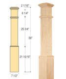 Plain Box Newel (Large) : C-4095 | Stair parts