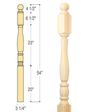 Richmond Ball Top Starting Newel : C-4442 | Stair parts