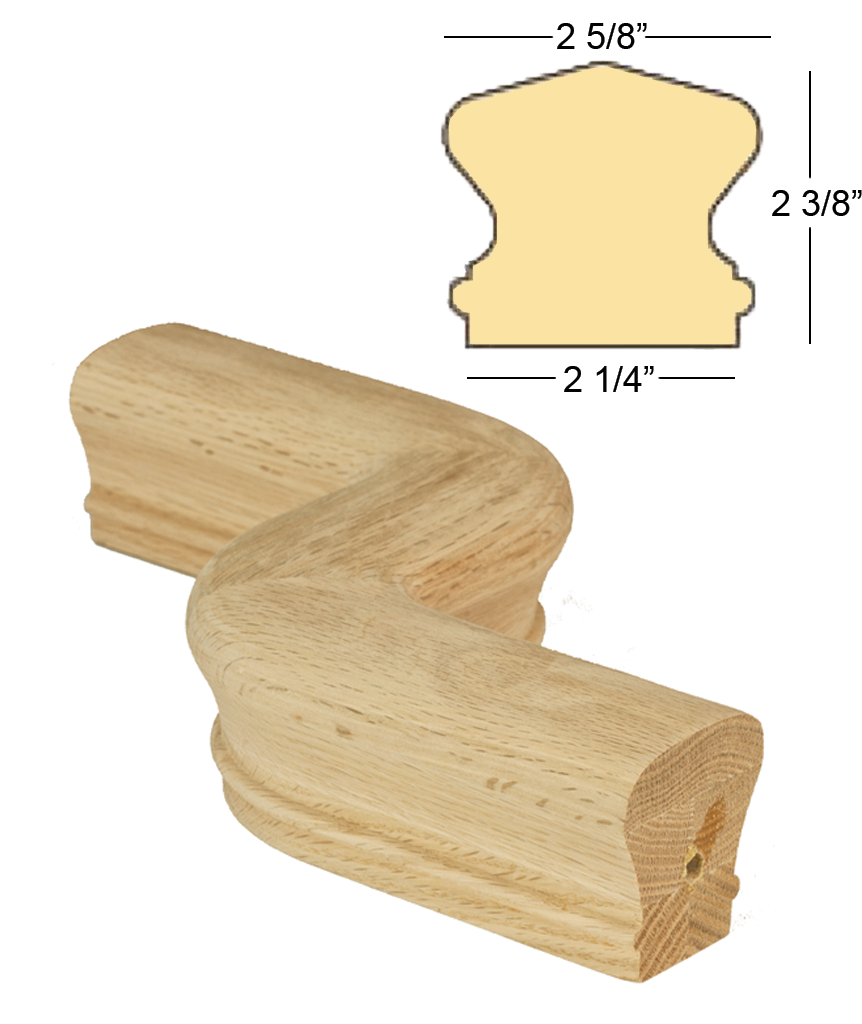 Richmond LH "S" Turn | Stair parts