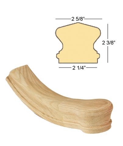Richmond Starting Easing with Newel Cap : C-7410 | Stair parts
