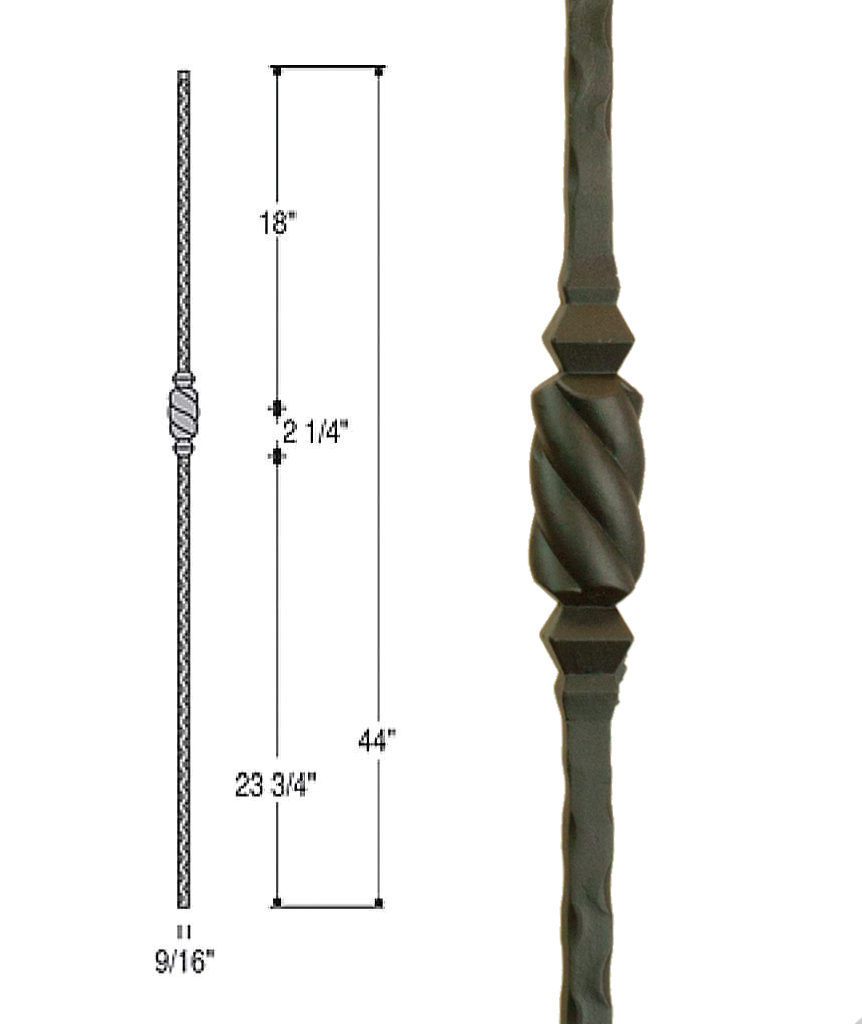 Single Beehive Iron Baluster : 2766 | Stair parts