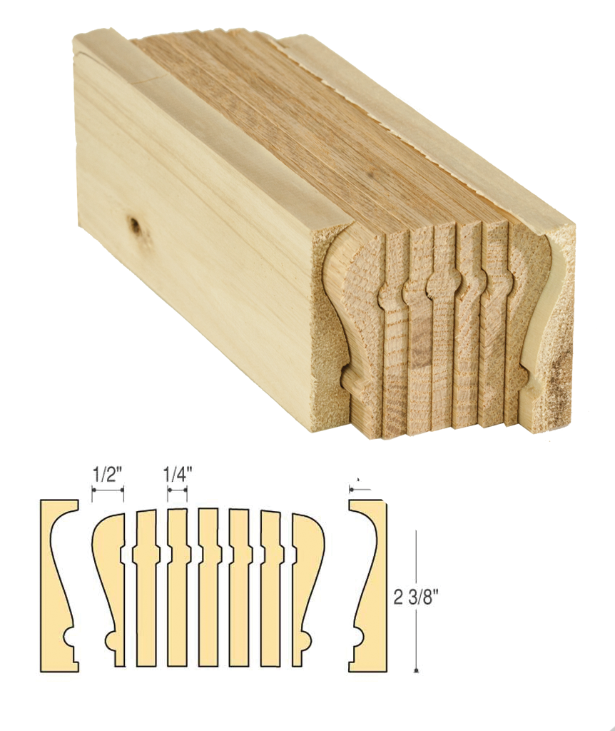 Traditional Bending Rail: C-6016 | Stair parts