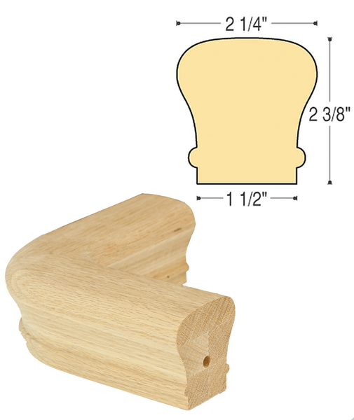 Traditional Level Quarterturn : C-7011 | Stair parts