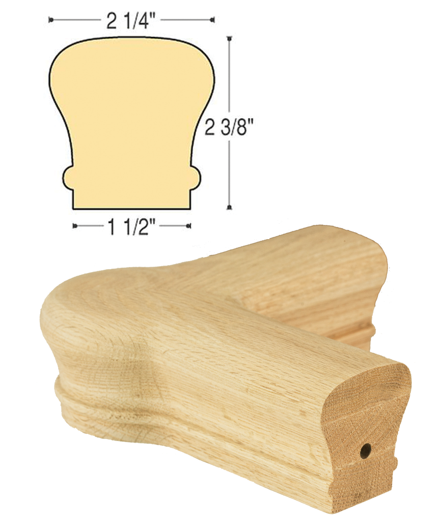 Traditional Quarterturn Newel Cap :  C-7021 | Stair parts