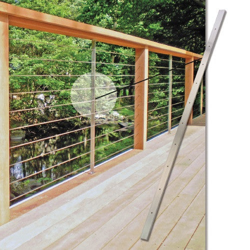 Cable Railing - Pre-Drilled Aluminum Cable Railing Kits