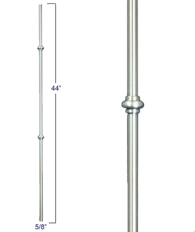 Modern Venetian 5/8" 2974 Double Smooshed Ball Iron Baluster : R54844 | Stair parts